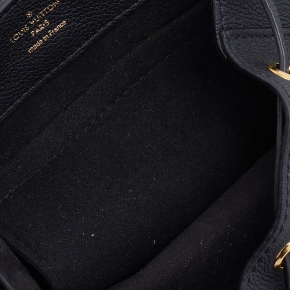 LOUIS VUITTON Black Leather Lockme Backpack - Picture 7 of 8